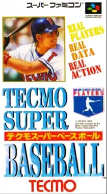 Tecmo Super Baseball (Japan) box cover front